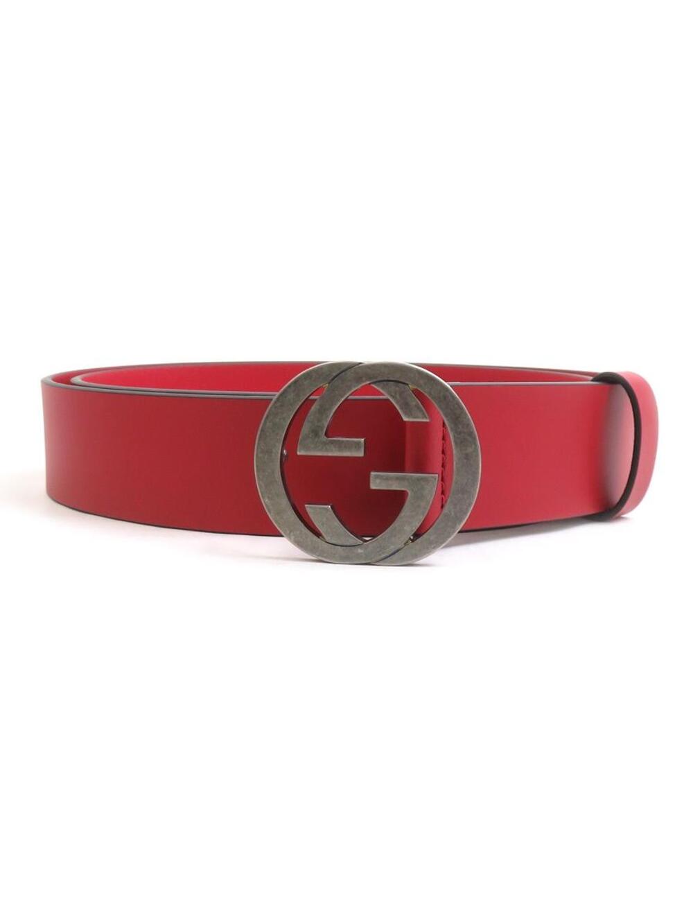 Auth Gucci Interlocking G Belt #345745G29B